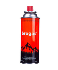 Cartucho descartable de 227 grs. Gas butano.  (BROGAS)