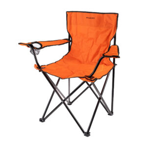 Silla de camping plegable naranja